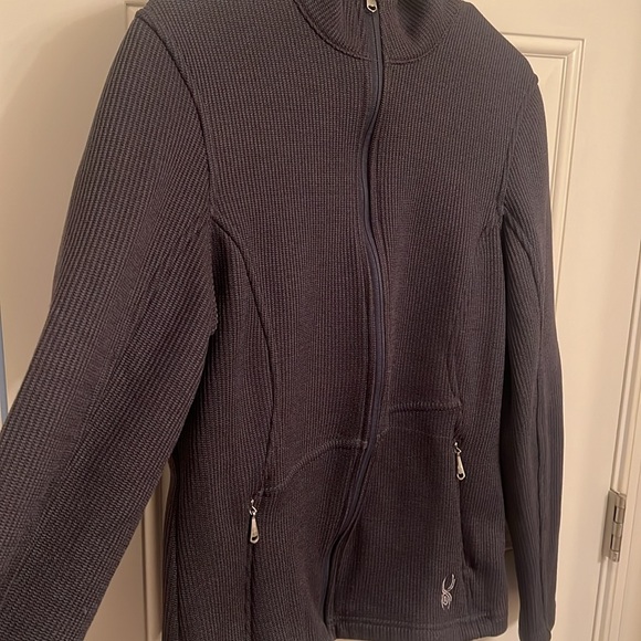 Spyder textured full zip jacket. - Picture 1 of 7